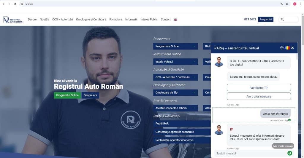 Registrul Auto Roman a lansat ...