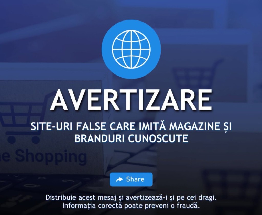 Avertisment DNSC! Site-uri false ...